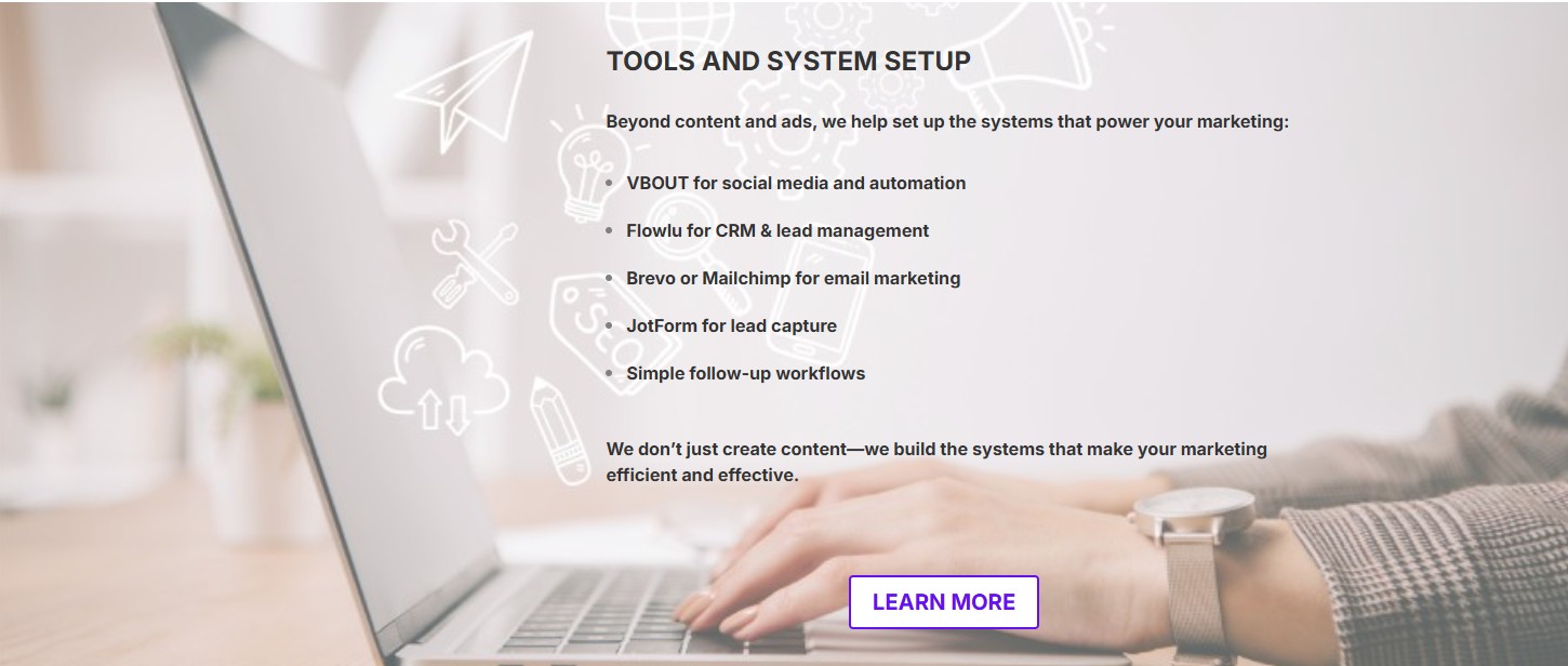 tools and system setup